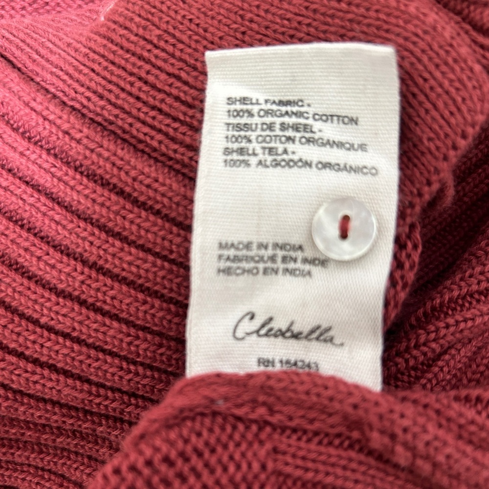 Cleobella Red Ruffled Cardigan - Picture 6 of 7